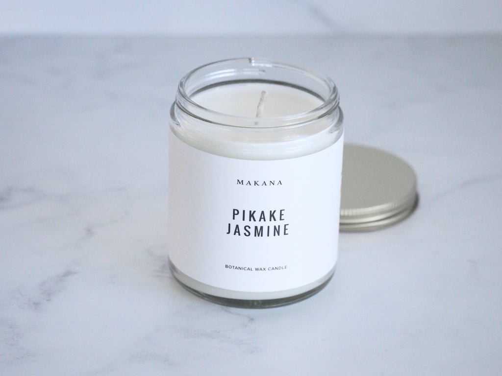 Pikake Jasmine - Modern Apothecary Jar Candle - Makana