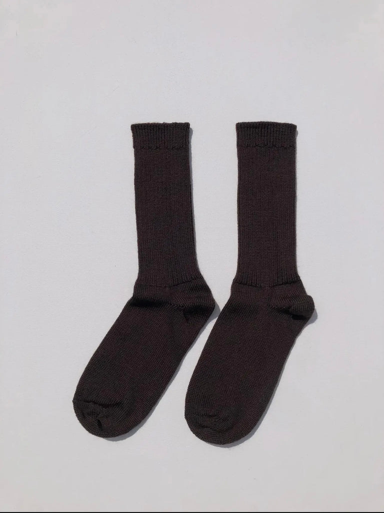 Merino Wool Socks - Gray, Butter, Mushroom, Brown