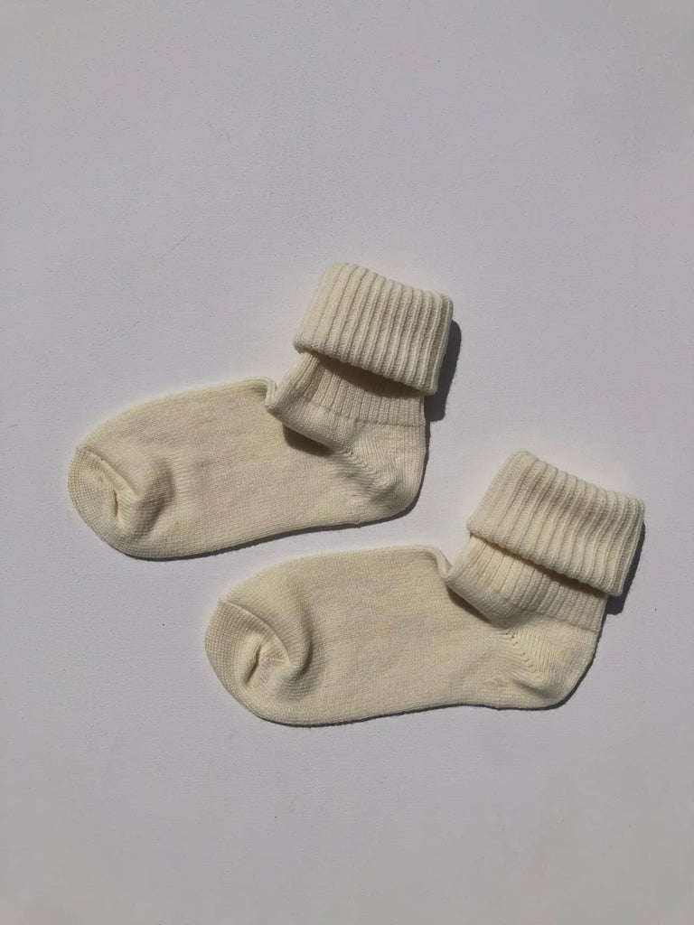 Merino Wool Socks - Gray, Butter, Mushroom, Brown