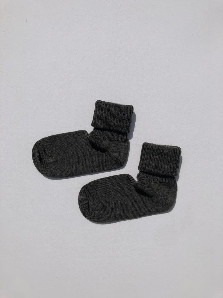 Merino Wool Socks - Gray, Butter, Mushroom, Brown