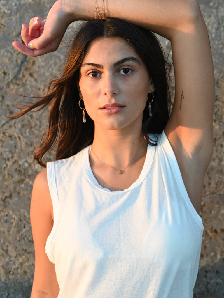 Organic Cotton + Hemp Slub Tank / COCONUT - OCN Culture