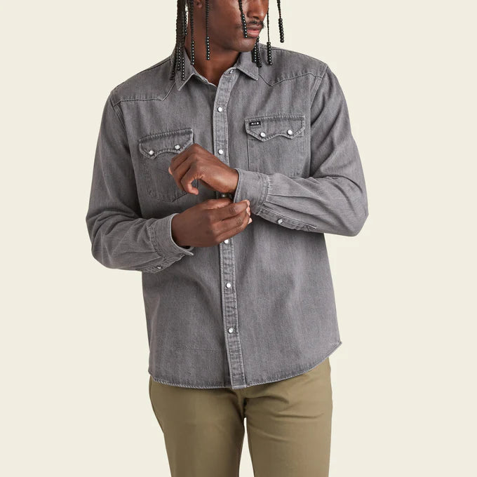 Dust Up Denim Snapshirt - / Howler Bros