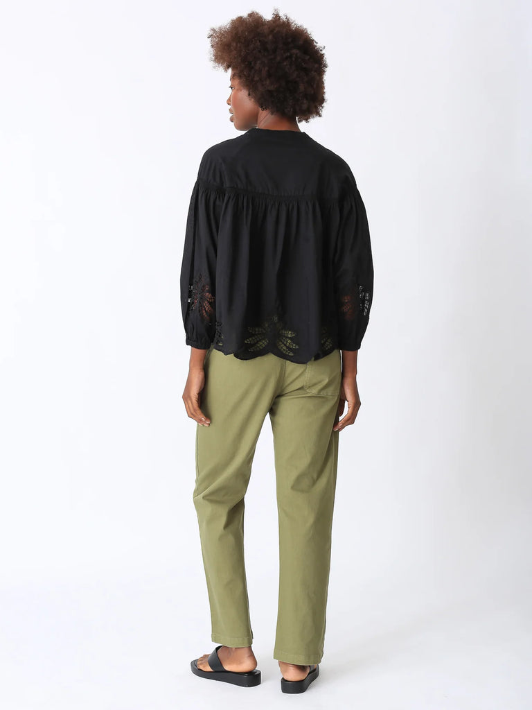 Easy Pant - Olive Green - by Electric & Rose