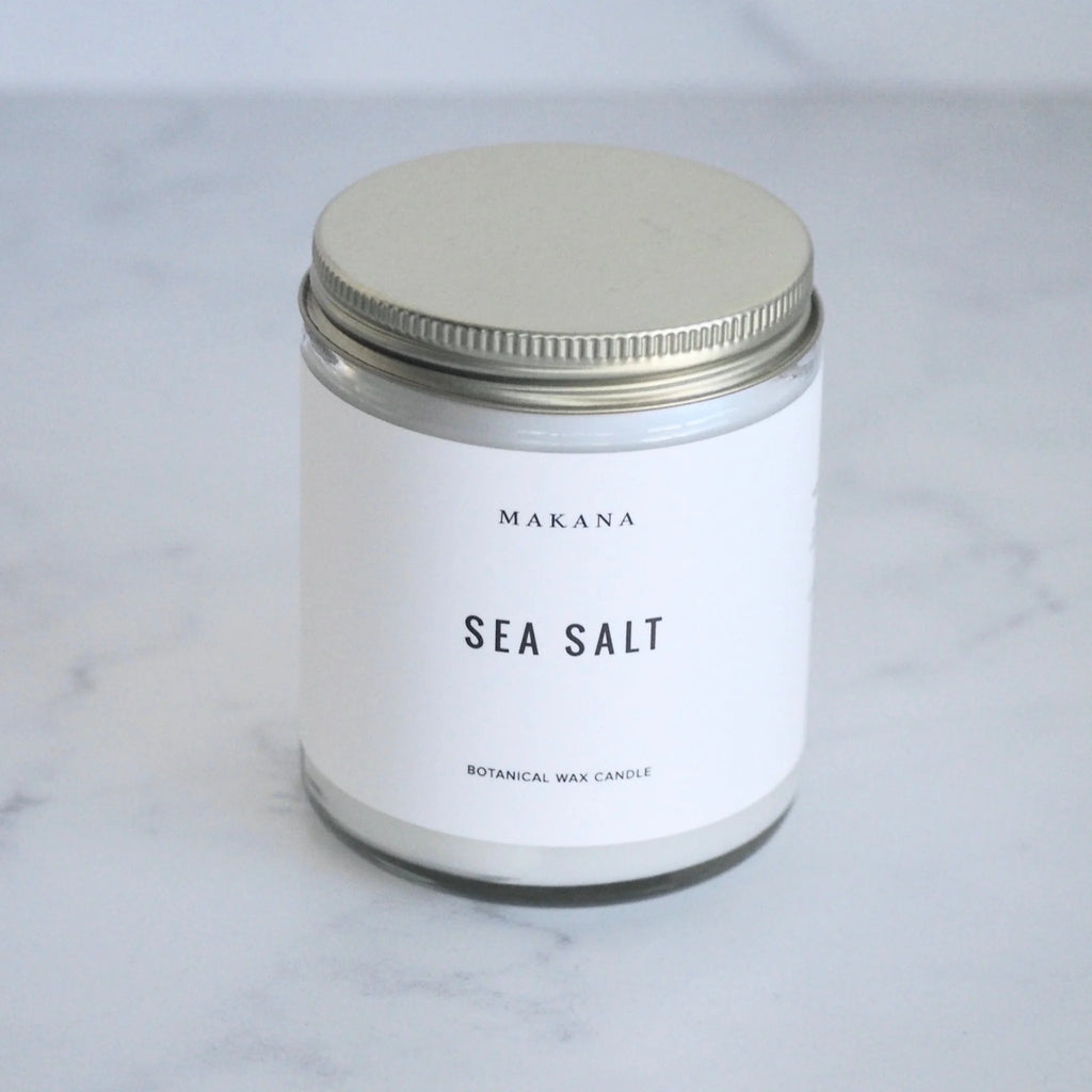 Sea Salt - Modern Apothecary Jar Candle - Makana