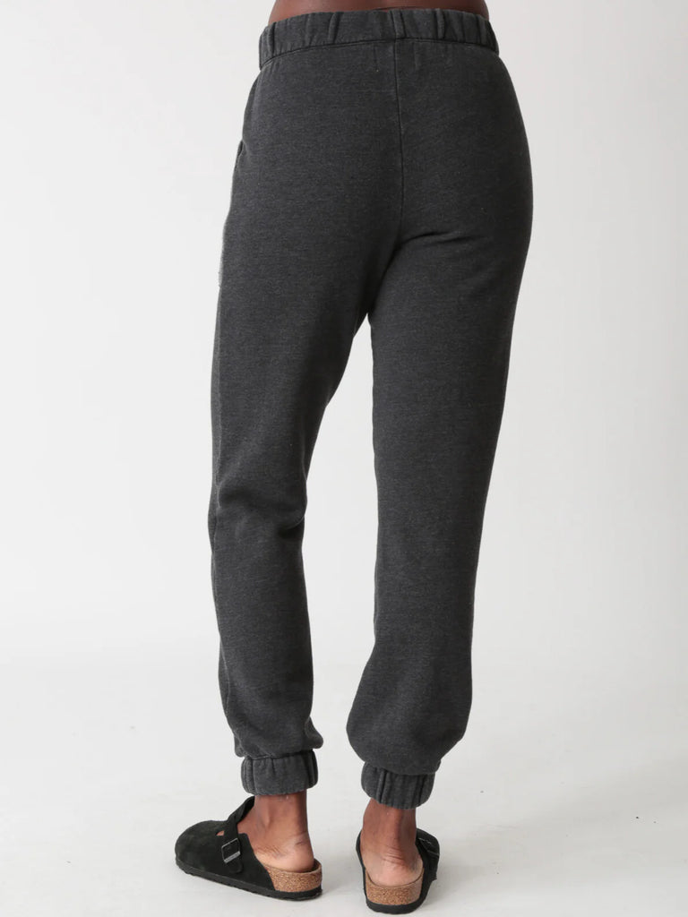 Hayden Sherpa Sweatpants - Onyx Black -  by Electric Rose