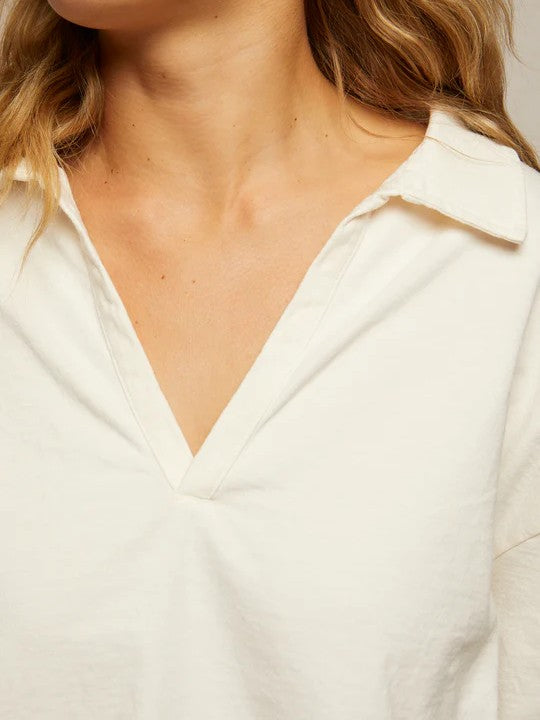 alison - Bright Ivory - Perfect White Tee