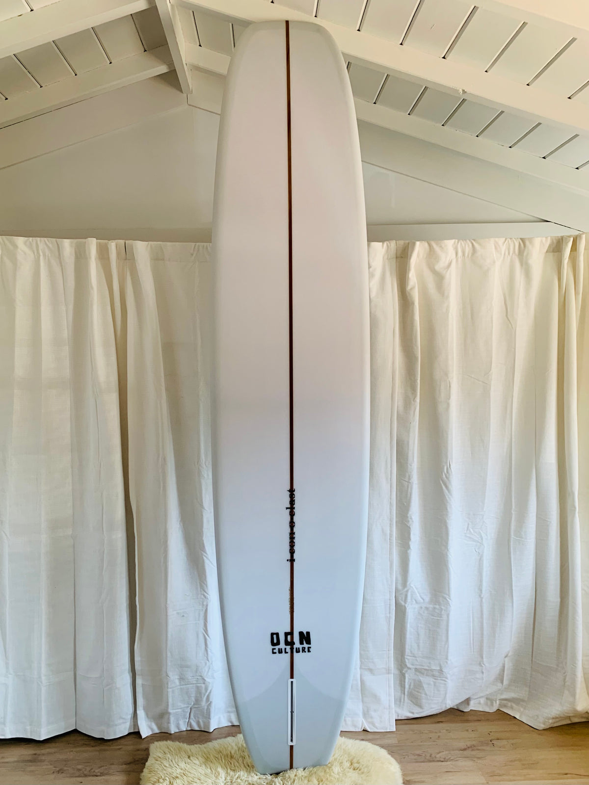 Iconoclast Longboard Surfboard 9’8” Snub-Nosed Log Model